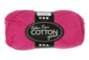 Pelote extra qualité 100% coton - fuchsia - Fils à tricoter - 10doigts.fr