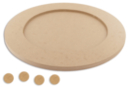 Dessous de plat rond pour Mosaïques - Supports Mosaïques 08006 - 10doigts.fr