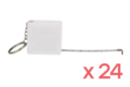 Porte-clefs mètre - 24 pièces - Porte-clés 19258 - 10doigts.fr