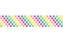 Ruban adhésif fantaisie : Coeurs arc-en-ciel - Adhésifs colorés et Masking tape - 10doigts.fr
