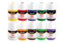 Peintures textile, flacon 50 ml - 10 couleurs - Peinture pour tissu - 10doigts.fr