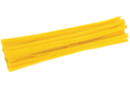 Chenilles 30 cm x Ø 4 mm (100 pièces) - jaune - Chenilles, cure-pipe - 10doigts.fr
