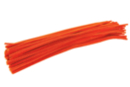 Chenilles 30 cm x Ø 4 mm (100 pièces) - orange - Chenilles, cure-pipe - 10doigts.fr