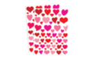 Gommettes coeurs Déco - 1 set (122 gommettes) - Gommettes coeurs - 10doigts.fr