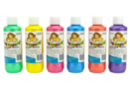 Peinture textile, flacon de 250 ml - 6 couleurs nacrées - Peinture textile - 10doigts.fr