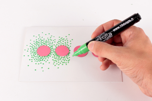 Carte PAPA confettis