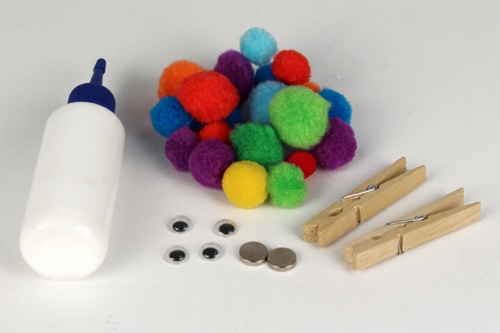 Pince à linge mémo Chenille