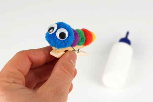 Pince à linge mémo Chenille