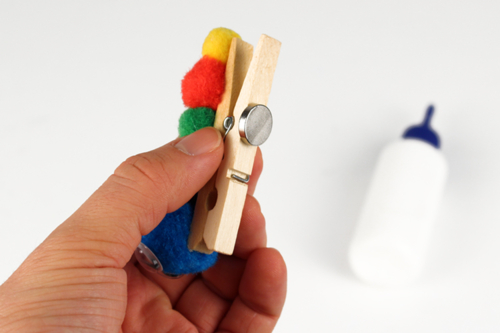 Pince à linge mémo Chenille