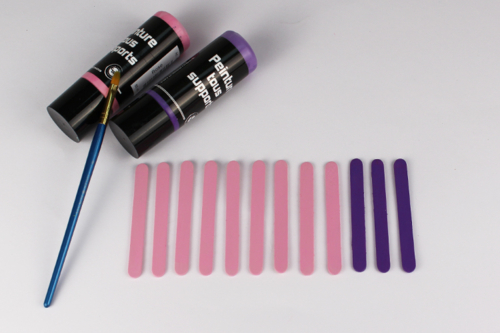 Nichoir déco avec bâtonnets en bois