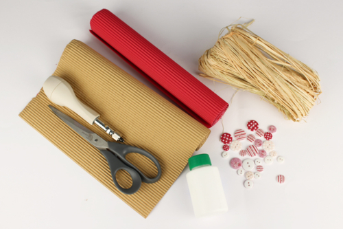 Etoiles de Noël en carton ondulé