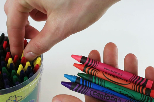 Tableau pluie de couleurs