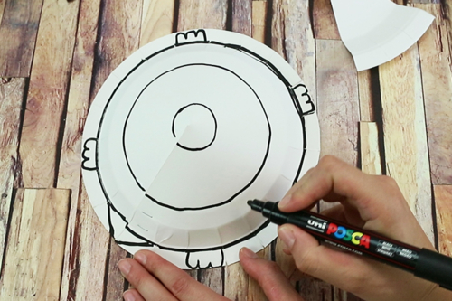 Fabriquer une tortue avec une assiette en carton