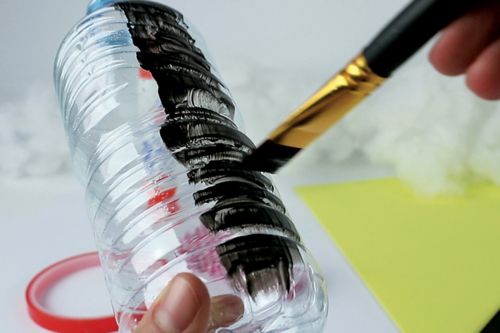 Fabriquer un pingouin avec une bouteille d'eau