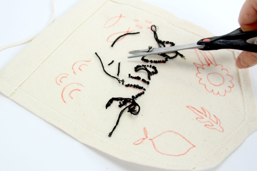 6- Coupez les fils - 