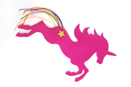 Collez des rubans colorés - 