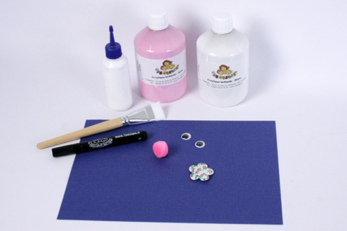 Lapin de Pâques empreinte de main