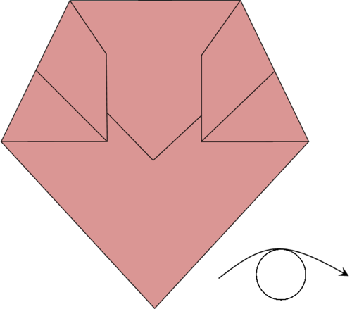 Coccinelles en Origami