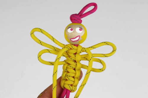 Porte-clés en paracorde : Fée