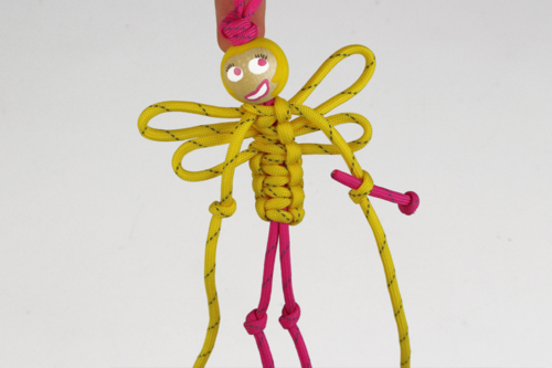 Porte-clés en paracorde : Fée