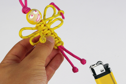 Porte-clés en paracorde : Fée