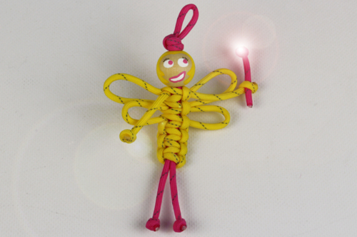 Porte-clés en paracorde : Fée