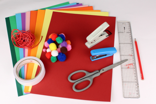 Guirlande de fleurs en papier