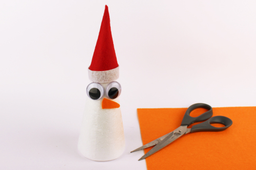 Bonhomme de neige conique