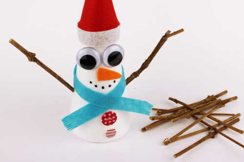 Bonhomme de neige conique