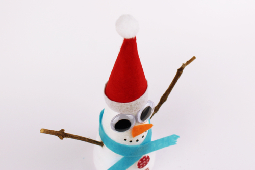 Bonhomme de neige conique