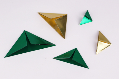 Carte sapin origami 3D