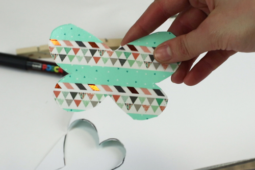 Magnet papillon avec une pince à linge