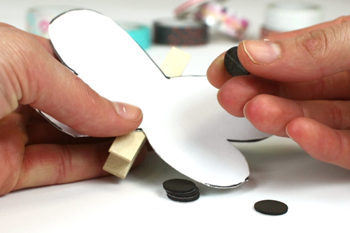 Magnet papillon avec une pince à linge