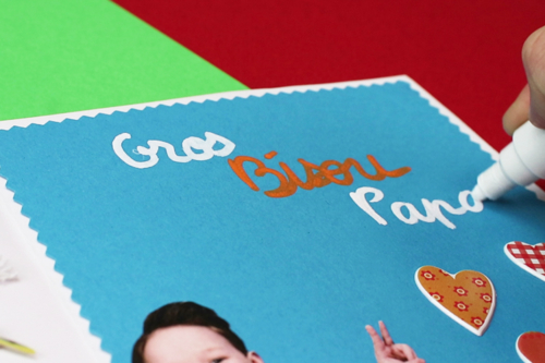 Carte cravates fête des pères