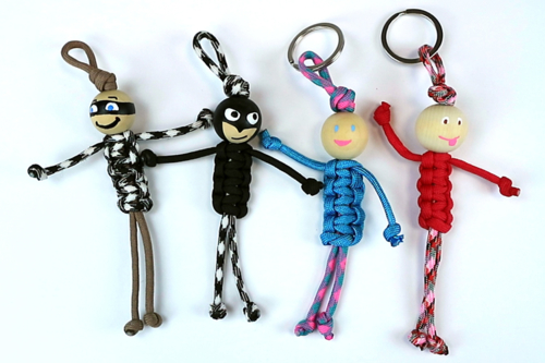 Porte-clés Bonhomme en paracorde