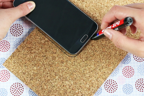 Support pour Smartphone Arc en ciel