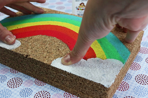 Support pour Smartphone Arc en ciel
