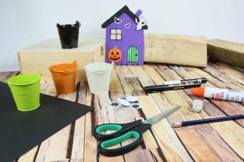 Mini seaux à bonbons pour Halloween