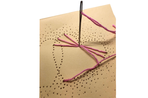 Broder la carte -