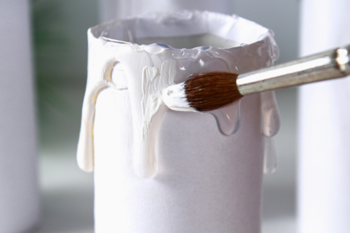 Finition du trompe l'oeil -