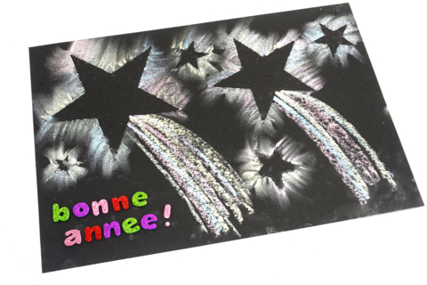 Tableau "Bonne année" à la craie