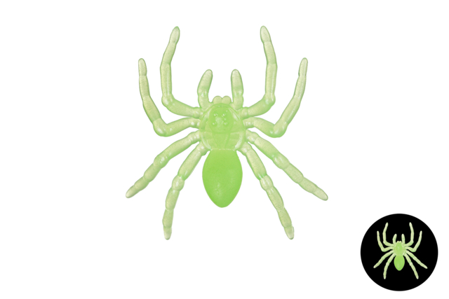 10 araignées phosphorescentes halloween - Accessoires créatifs Halloween - 10doigts.fr