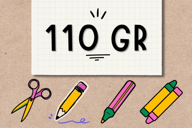 110 gr - Papier affiche - 10doigts.fr