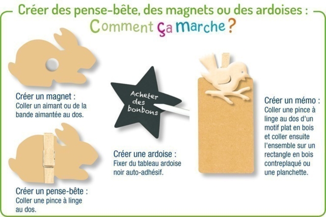 Coeur en bois naturel - Décorations en bois brut : tranches et bois naturel déco - 10doigts.fr