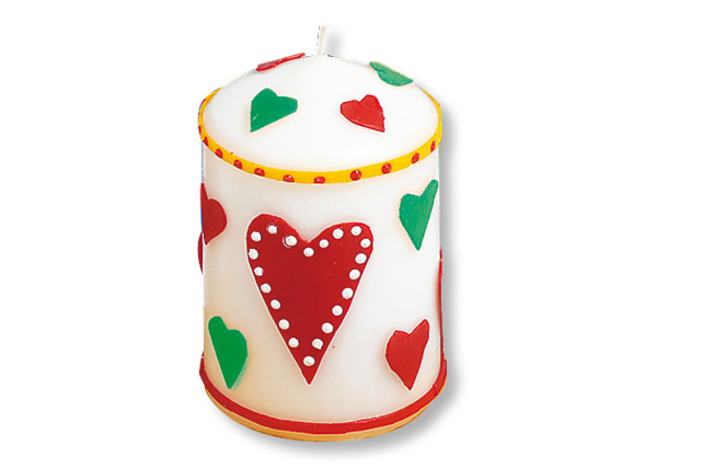Stylo de cire pour bougies - Peintures aux tons de noël - 10doigts.fr