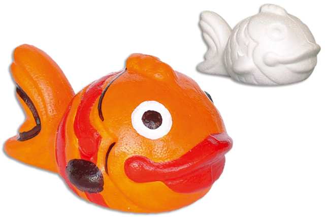 Poisson en polystyrène - Animaux en polystyrène - 10doigts.fr
