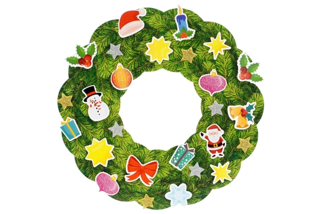 220 Maxi pack  embellissements de Noël  - Petites décorations de Noël - 10doigts.fr