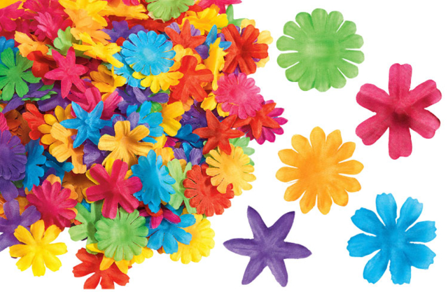 Fleurs en tissu - Décorations fleurs et feuilles : ajoutez une touche de nature à toutes vos créations - 10doigts.fr