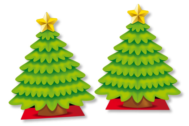 Sapin géant 3D + 98 gommettes - Kits créatifs de Noël pour les enfants - 10doigts.fr