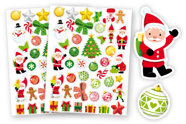 Gommettes de Noël - Gommettes de Noël : autocollants et stickers créatifs pour enfants - 10doigts.fr